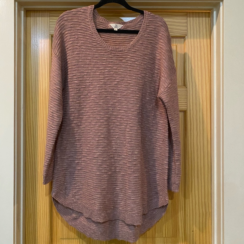 ⭐️Pink Rose Brand⭐️ Mauve Sweater, Size 1x